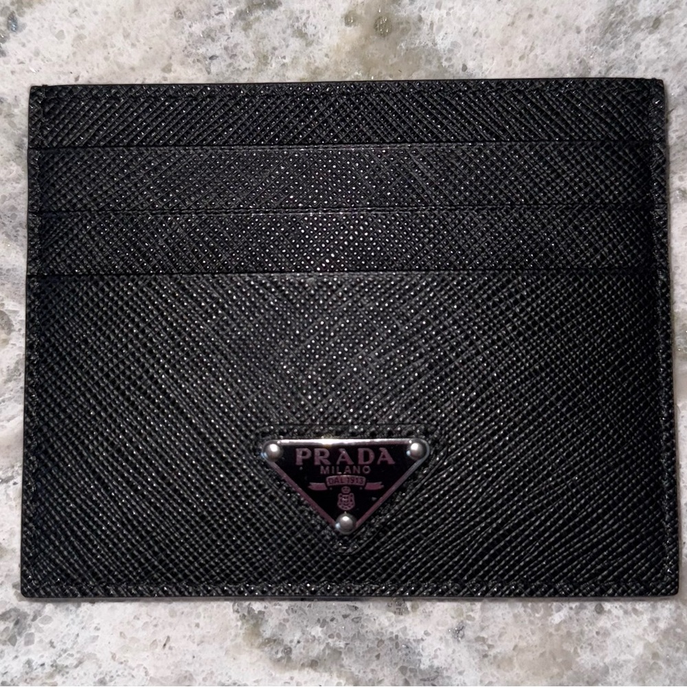 Prada Saffiano Leather Card Holder
